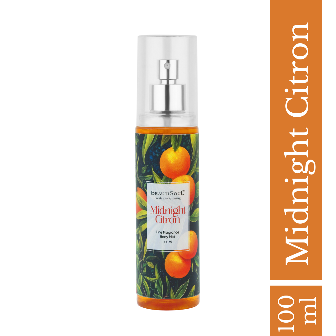 Beautisoul Midnight Citron Fine Fragrance Body Mist for Men and Women - 100 ml