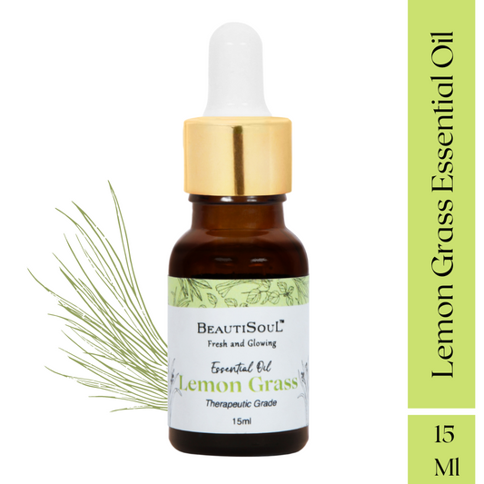 Beautisoul Lemongrass Essential Oil for Mind and Body - 15 ml