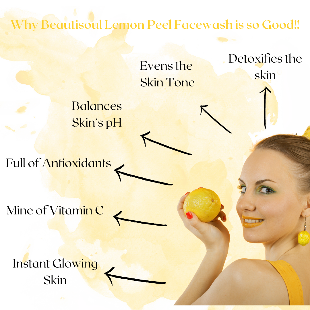 Beautisoul Lemon Peel Face Wash - 100 ml