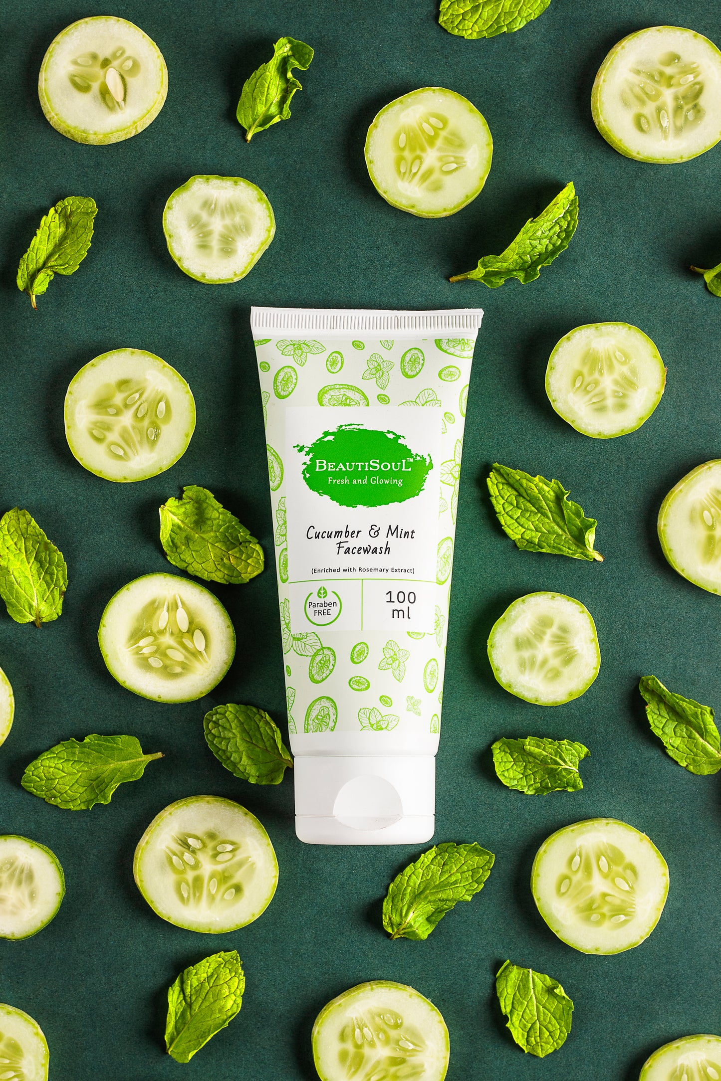 Beautisoul Cucumber and Mint Face Wash - 100 ml