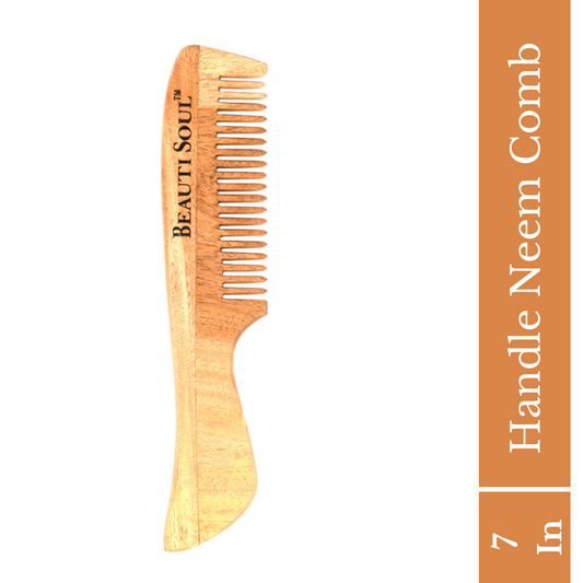 Beautisoul Handle Neem Wood Comb