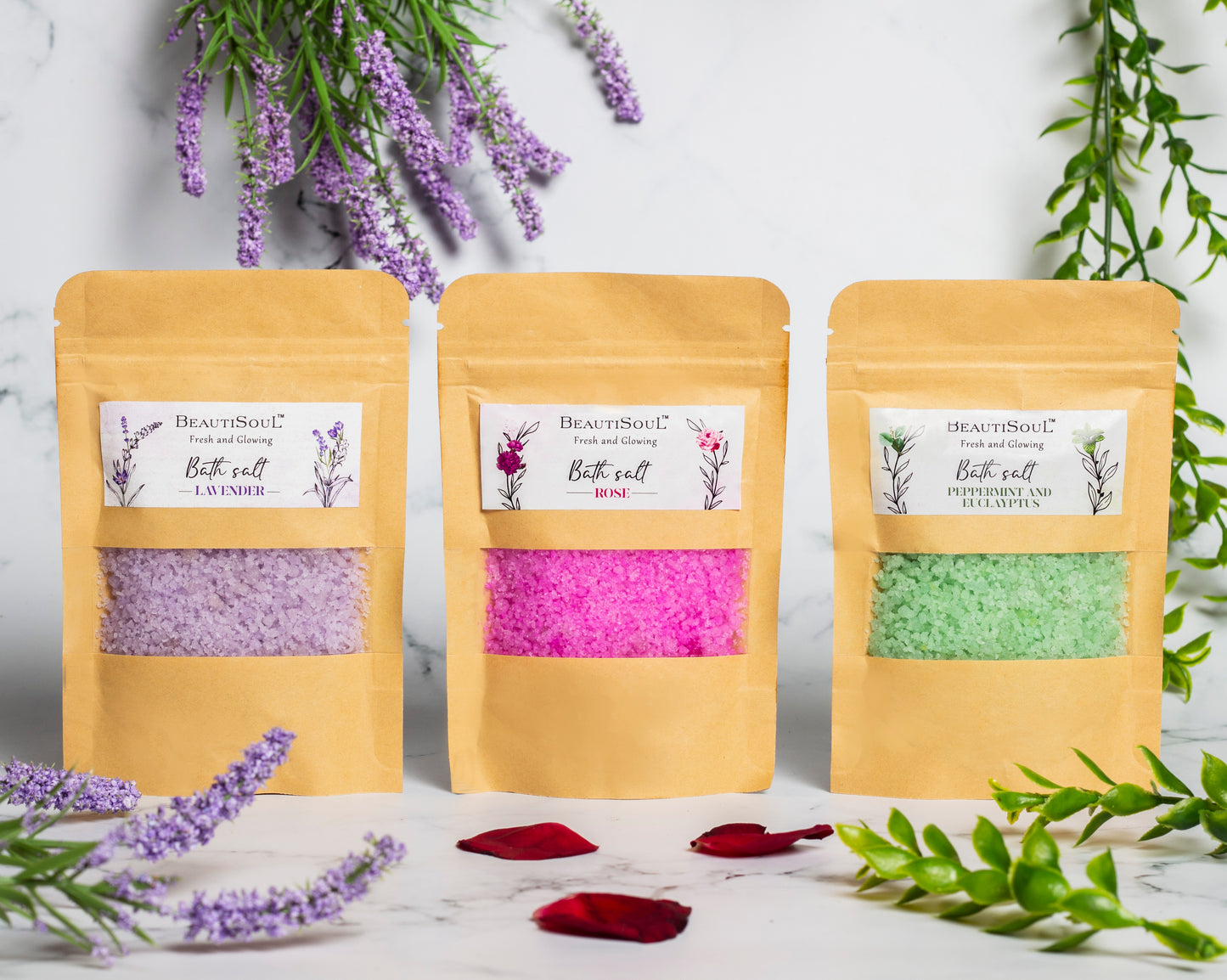 Beautisoul Lavender Bath Salt 100 g