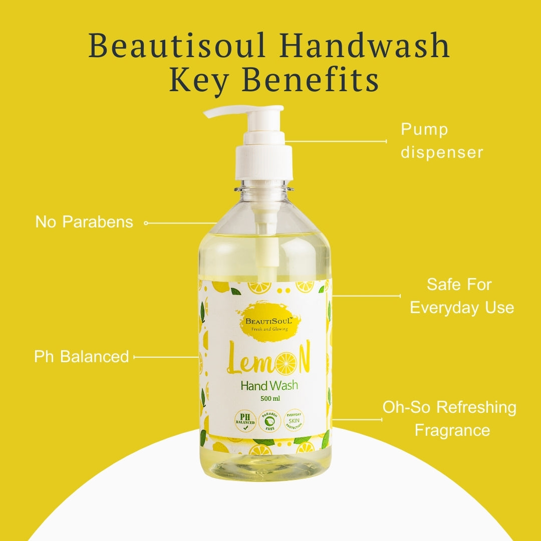 Beautisoul Lemon Hand Wash 500 ml