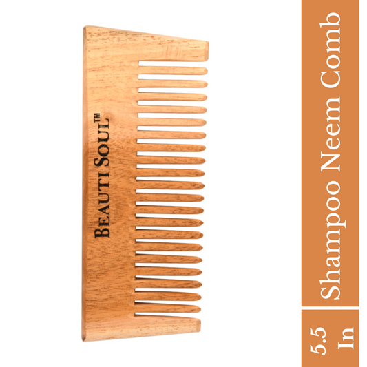 Beautisoul Shampoo Neem Wood Comb